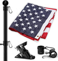 Black Pole with Flag (Force USA)