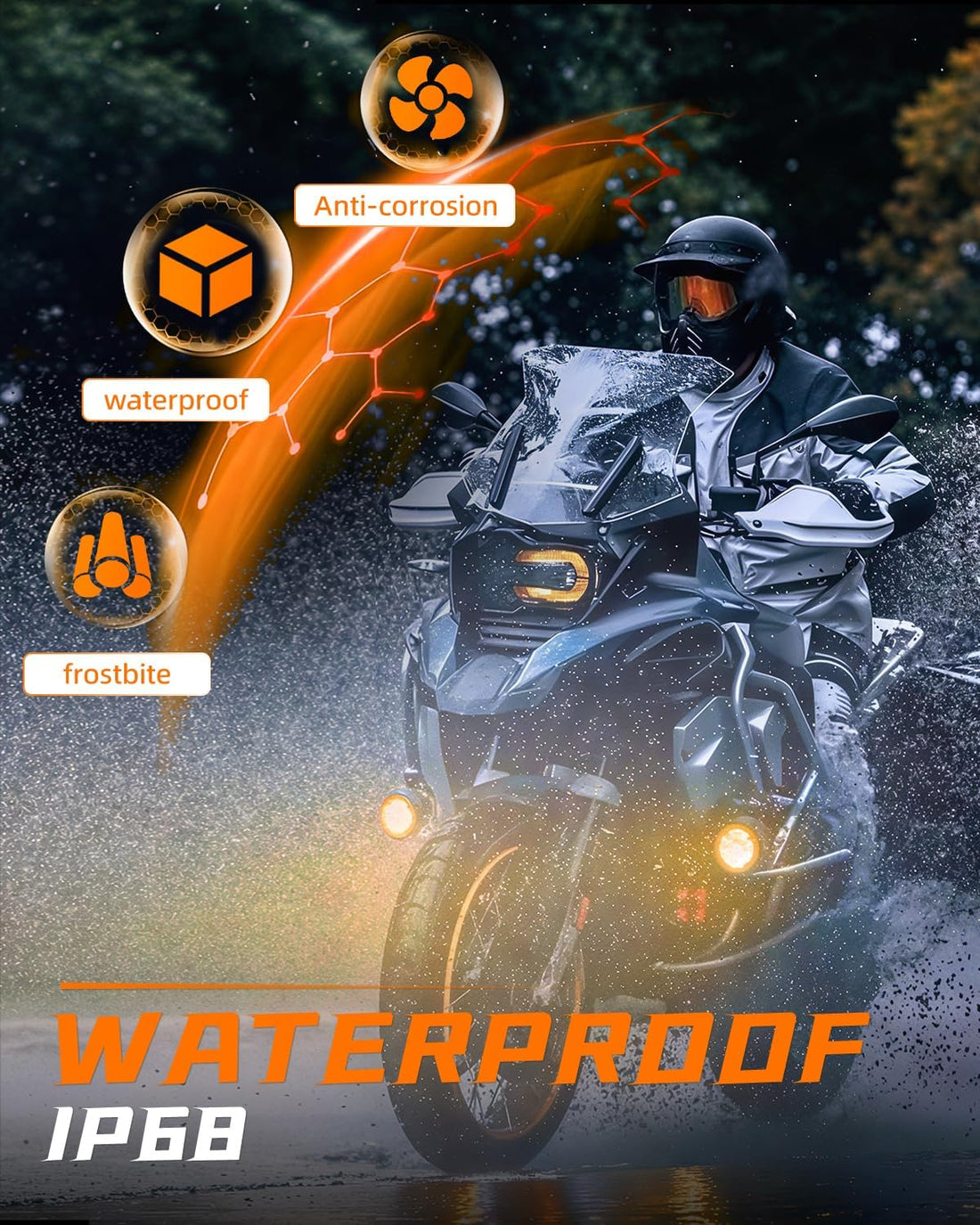 3.5 INCH 12V 35WTS AMBER WATER PROOF AUTO MOTORCYCLE AUXILIARY SMALL FOG DRIVING POD(COOL WHITE)